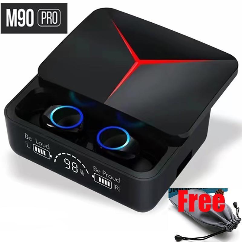 Tai nghe không dây M90 Pro TWS 2000mAh LED 9D Chống Thấm Nước