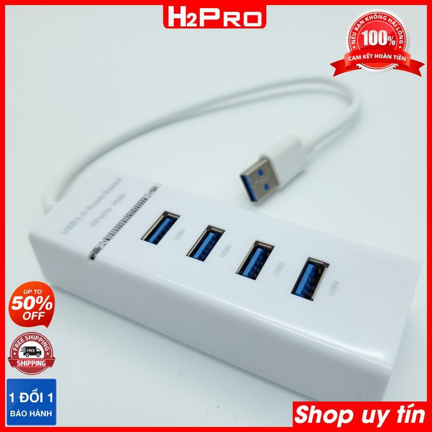 Bộ chia 4 cổng USB 3.0 H2PRO, dây dài 30cm, truyền tải tốc độ cao 5GBPS