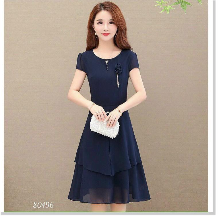 ĐẦM VOAN Ý ĐƯỢC THIẾT KẾ HỌA TIẾT