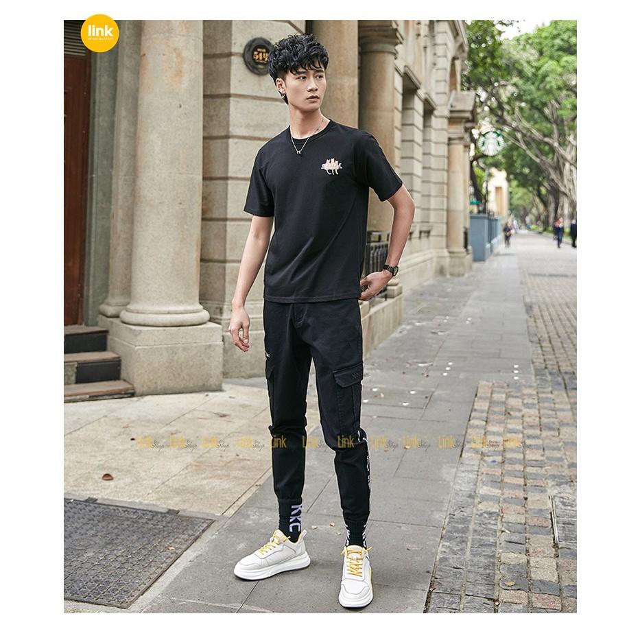 Áo nam mèo siêu chất CAT AND FISH ngắn tay hot trend 2020
