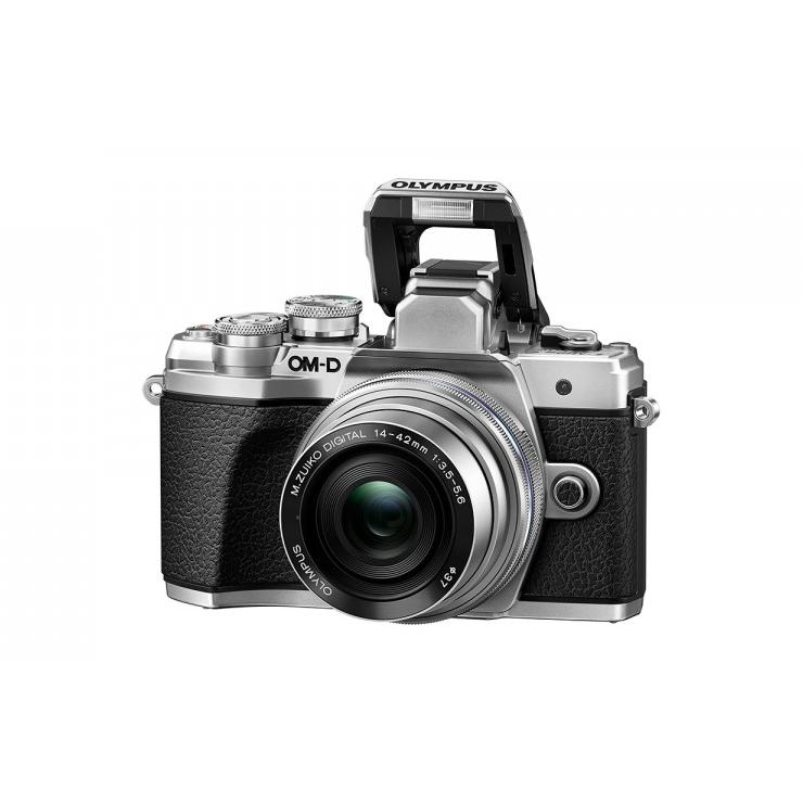 Máy ảnh Olympus OM-D E-M10 Mark III + Kit 14-42mm EZ (Bạc) - Hàng Chính Hãng