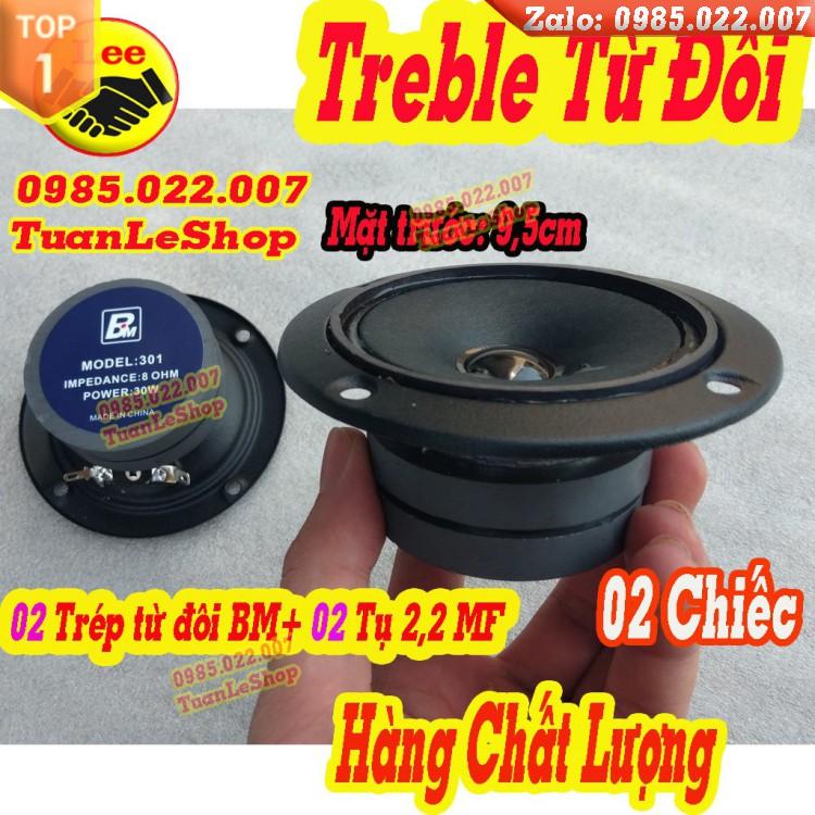 LOA TREBLE BM TỪ ĐÔI HÀNG CHẤT LƯỢNG – GIÁ 02 TREBLE + TỤ 2.2MF