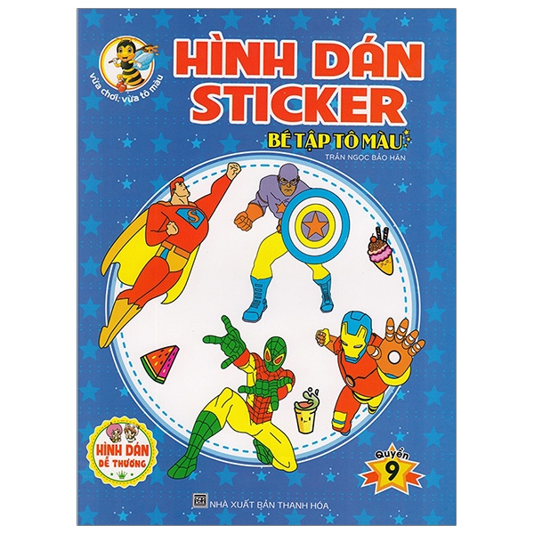 Hình Dán Sticker - Bé Tập Tô Màu - Quyển 9