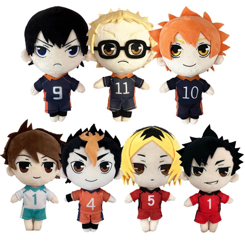20Cm Haikyuu Sang Trọng Búp Bê Anime Haikyuu Bóng Chuyền Sang Trọng Búp Bê #9 #10 Hinata Shoyo Tobio Kageyama Sang Trọng Đồ Chơi gối Ôm Cho Bé