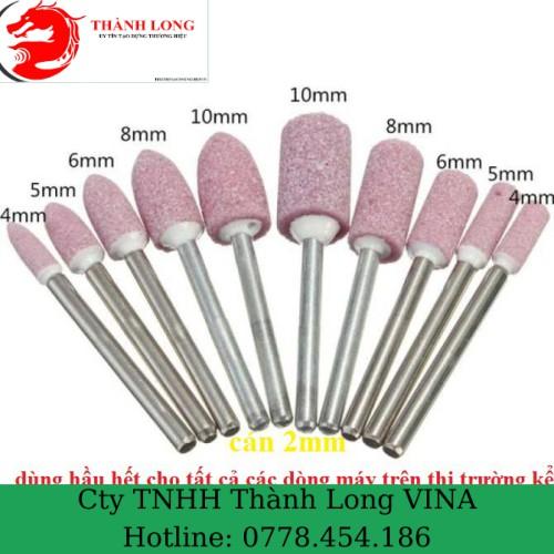 10 mũi đá mài mini chân 2mm dùng cho tất cả các loại máy kể cả máy mài nail hay máy mài mini