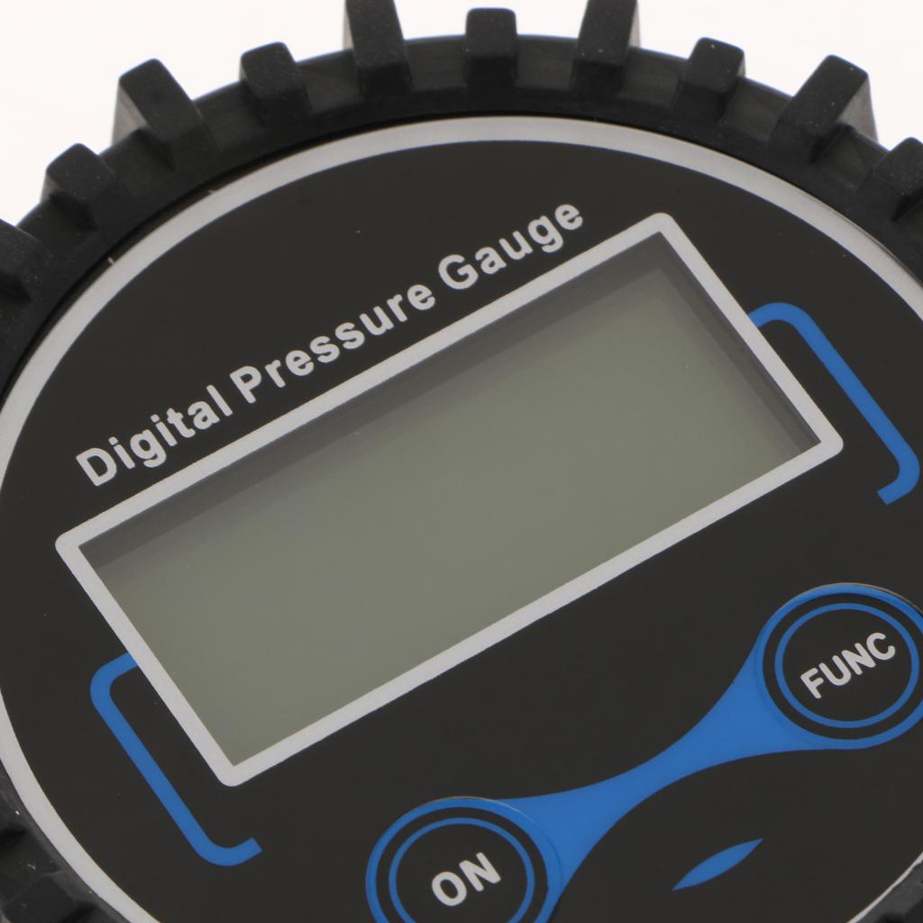 2x Digital Tire Pressure Meter with LED Backlight 200 PSI for Vehicles