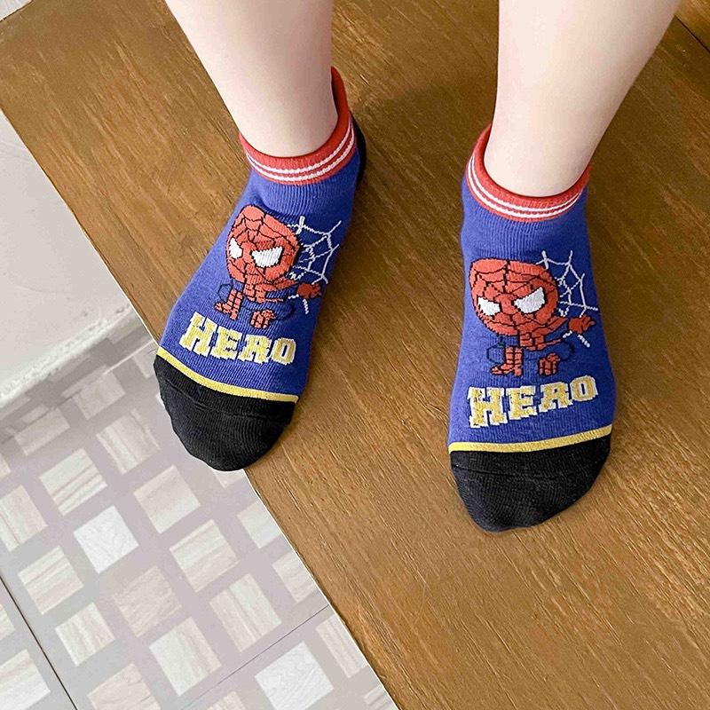 Tất Người Nhện Cho Bé Vớ Trẻ Em Hoạt Hình Siêu Nhân Spider man Chất Liệu Cotton Thấm Hút Mồ Hôi 1-8 Tuổi - SUMO KIDS