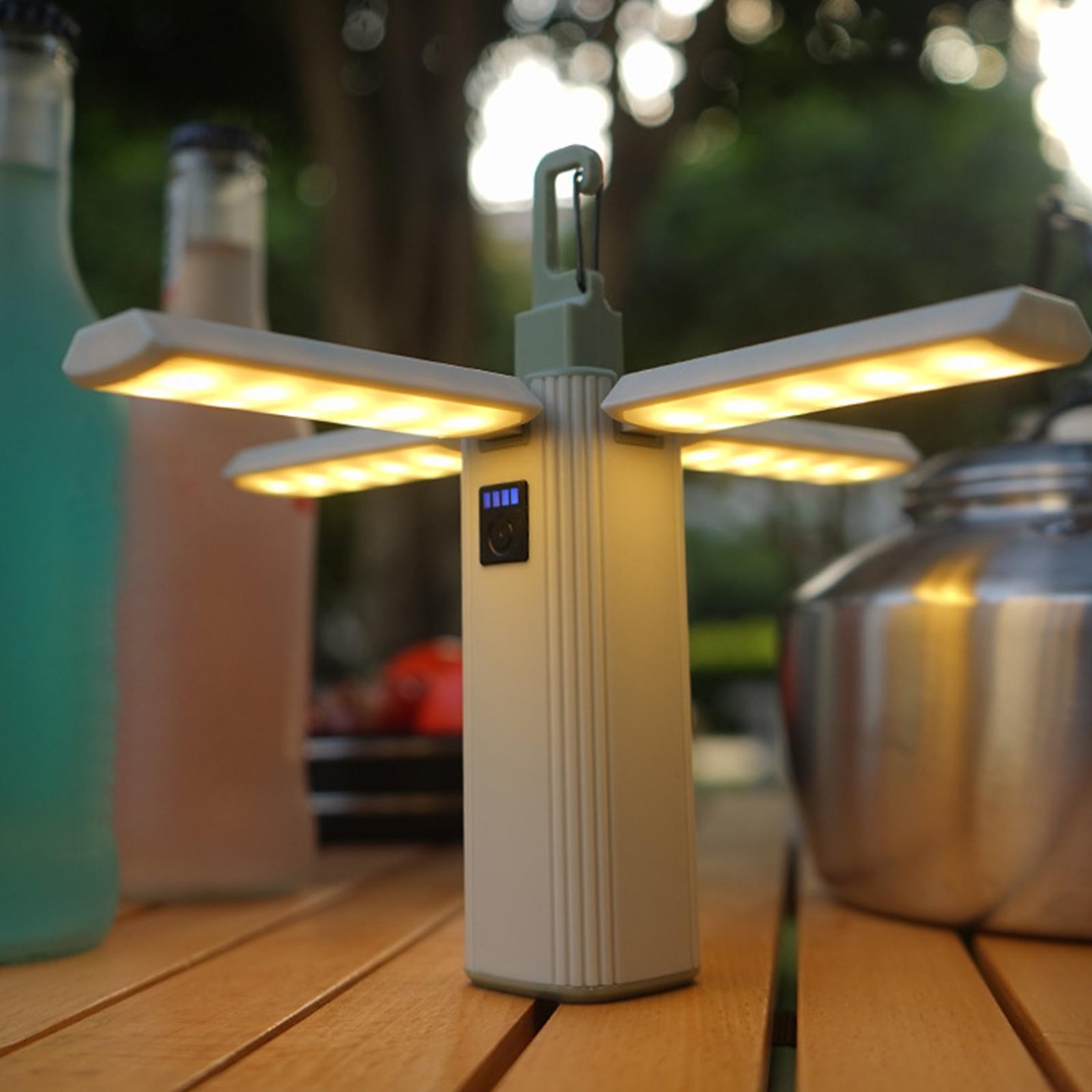 LED Camping Lantern Tent Lamp 3 Lighting Modes Outdoor Light USB Rechargeable Ambient Light Camping Light for Travel BBQ Backpacking Fishing