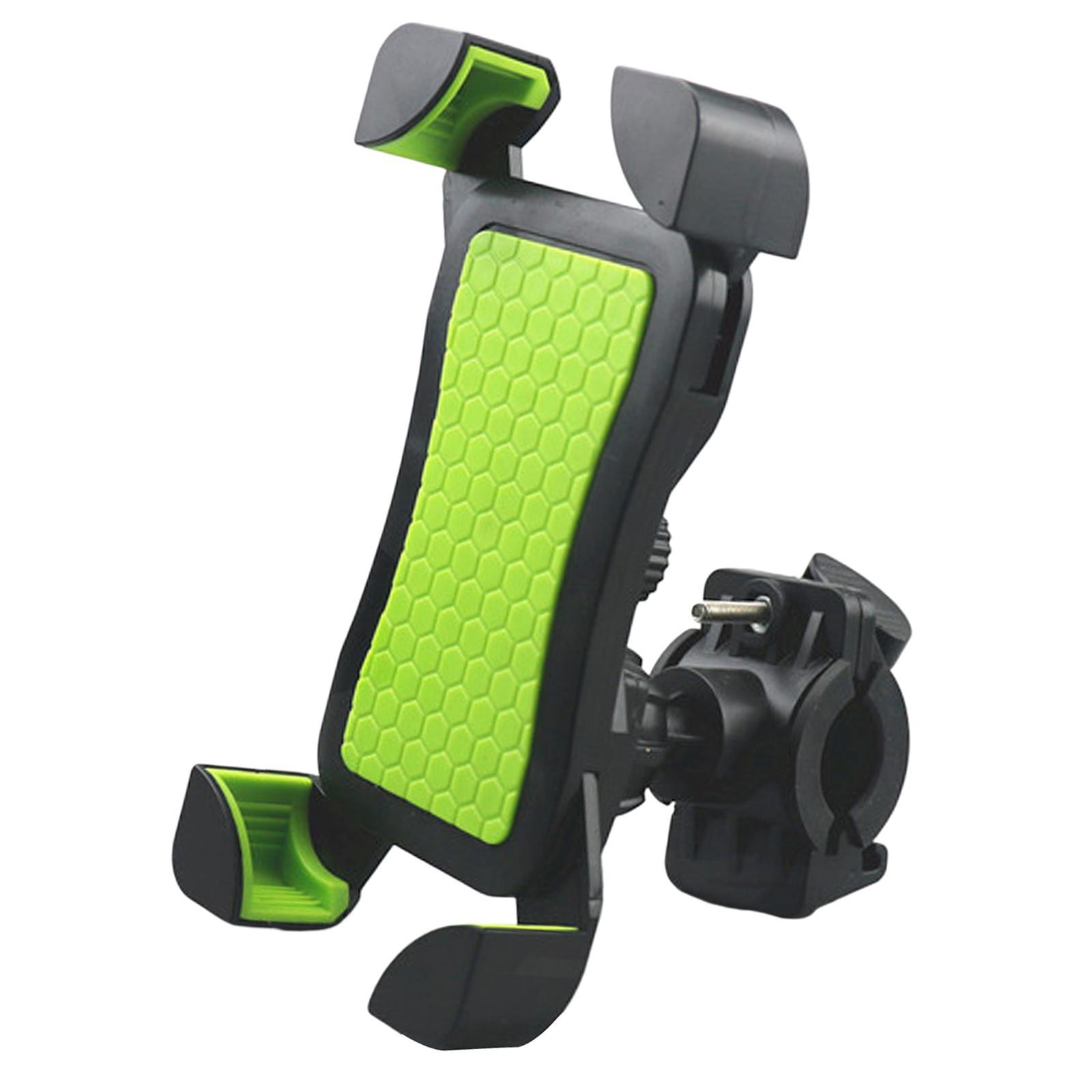 Motorcycle Handlebar Phone Mount Holder Green
