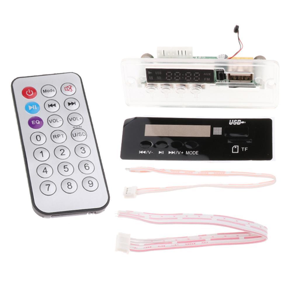 Bluetooth LED MP3 Decoder Board Audio Module USB TF FM Radio Remote
