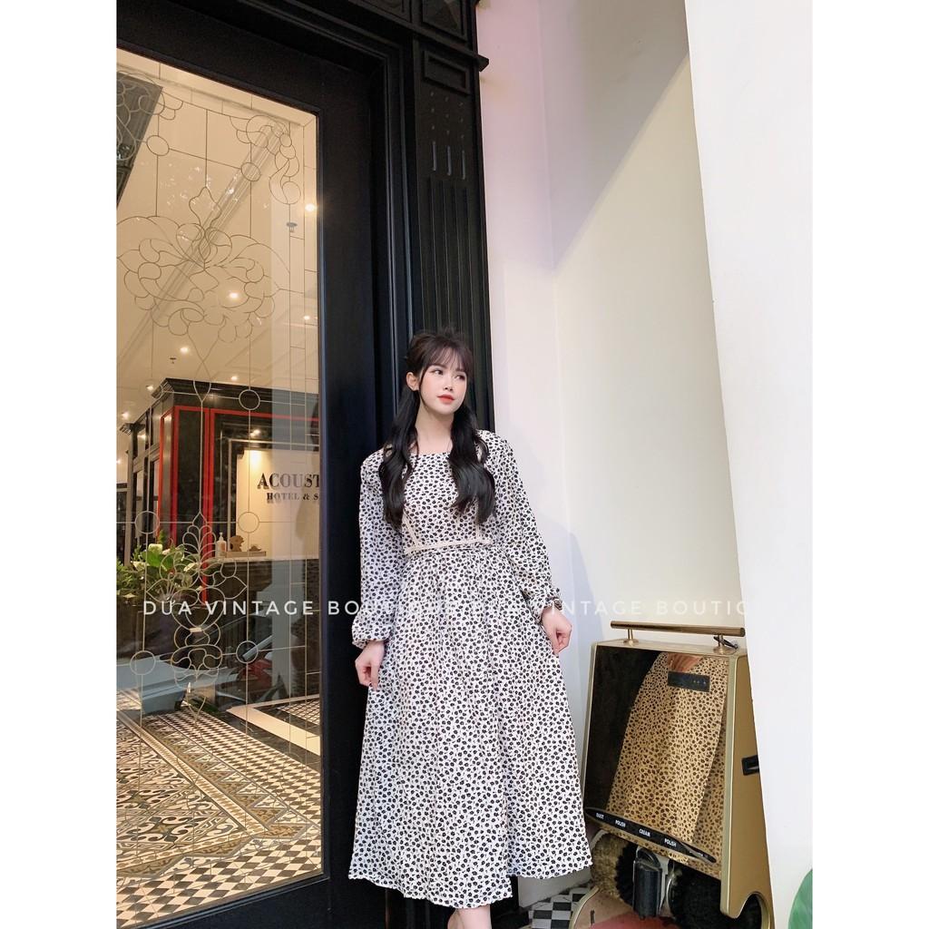 Đầm maxi dáng suông viền eo