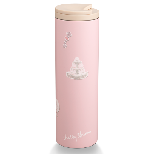 Bình Giữ Nhiệt Starbucks 16Oz (473ml) SS Cherry Blossom Diary Stickers