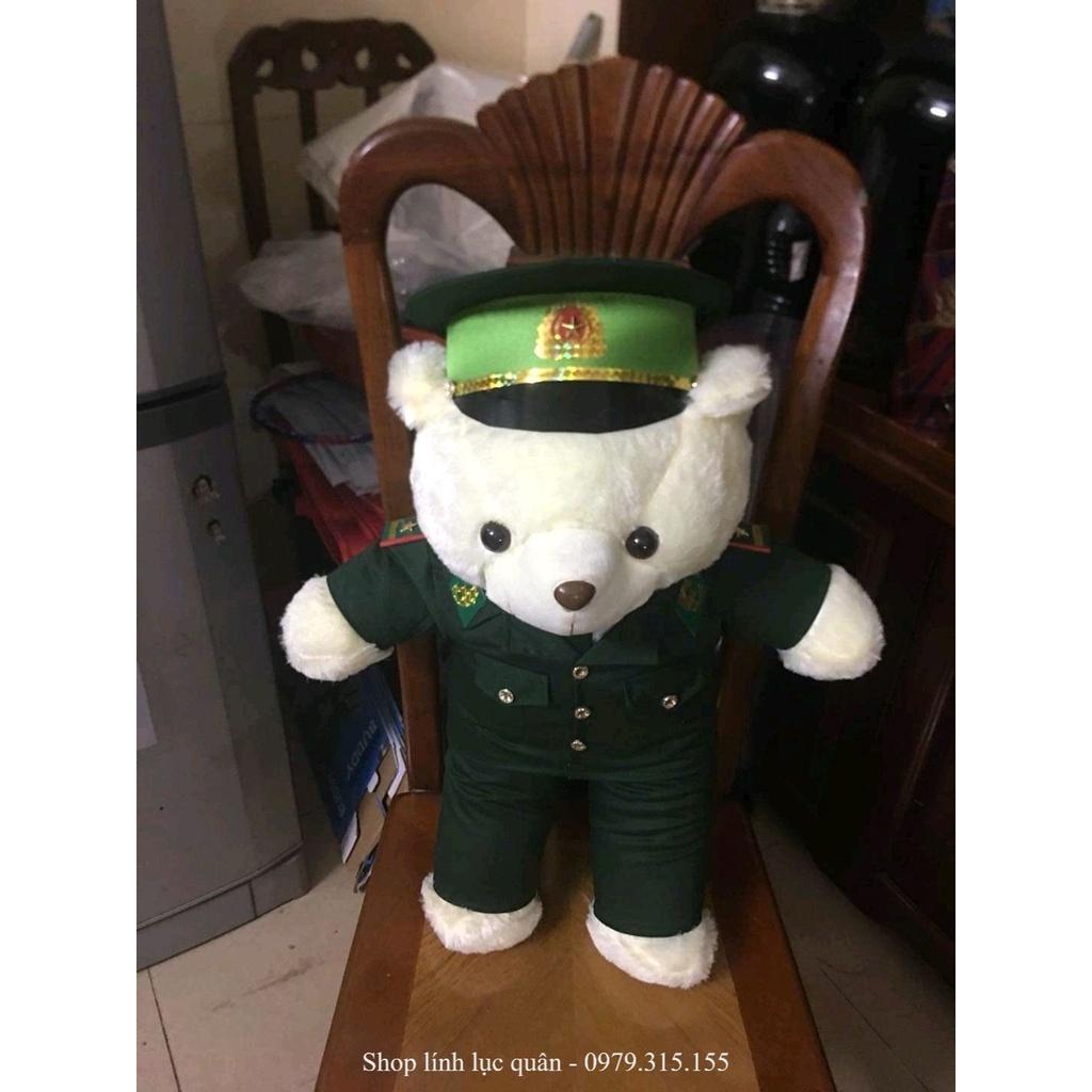 Gấu bông Quân đội Bộ đội Biên phòng 55cm