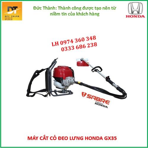 Máy cắt cỏ đeo lưng cần mềm HONDA GX35 Nhập khẩu Thái Lan. Bảo hành 12 Tháng