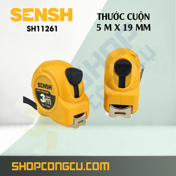 Thước cuộn 5mx19mm Sensh SH11261