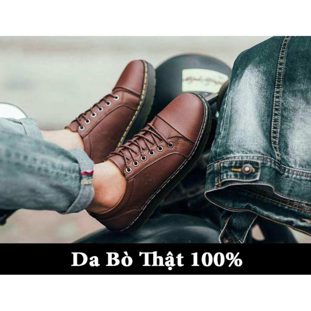 Giày nam doc da bò thật -BH 1 NĂM