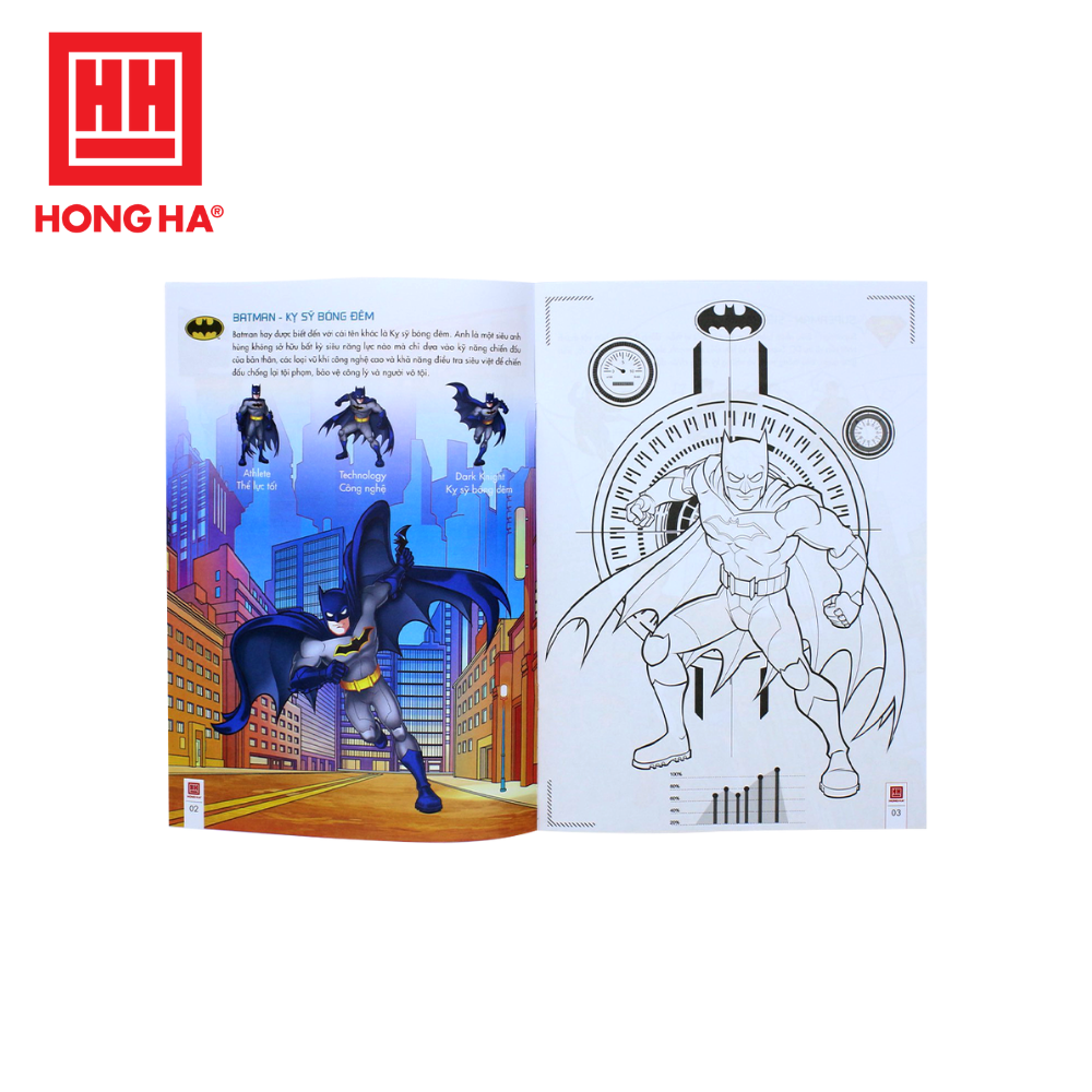 Tô màu Justice League DC Super Heroes Hồng Hà - 7170