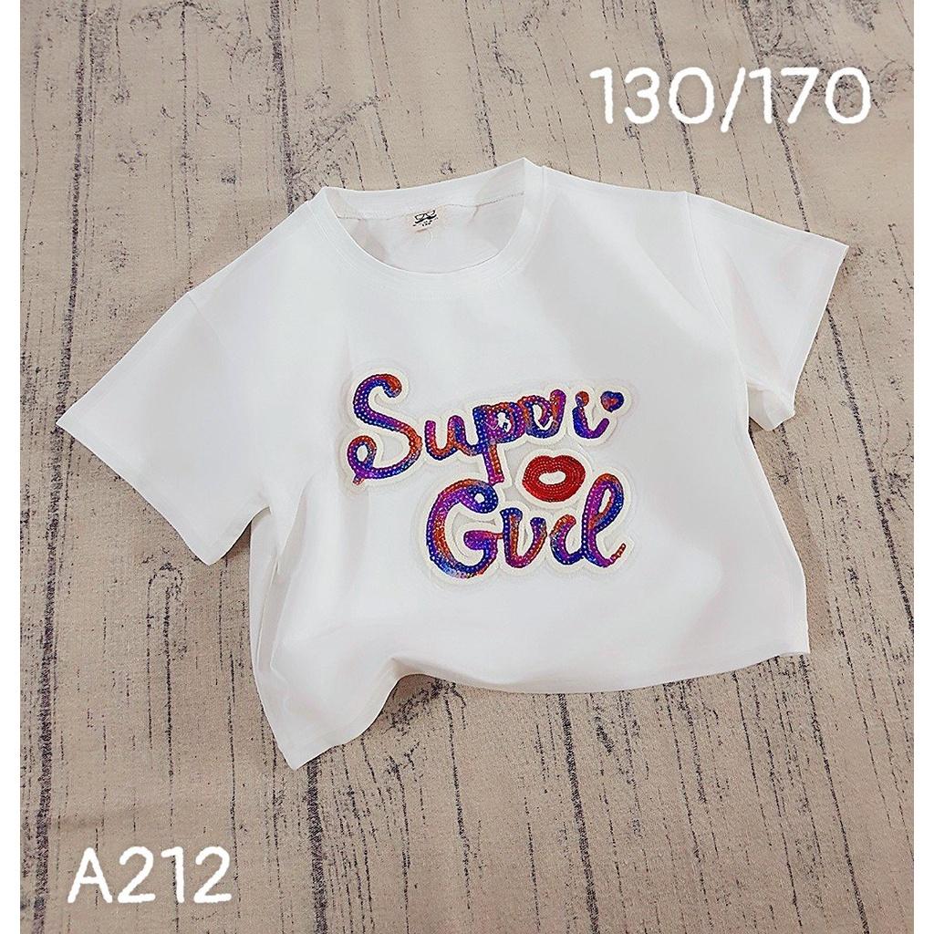 Áo thun bé gái, Áo croptop phong cách hiphop sành điệu cho bé gái từ 20-38kg hàng nhập Quảng Châu cao cấp