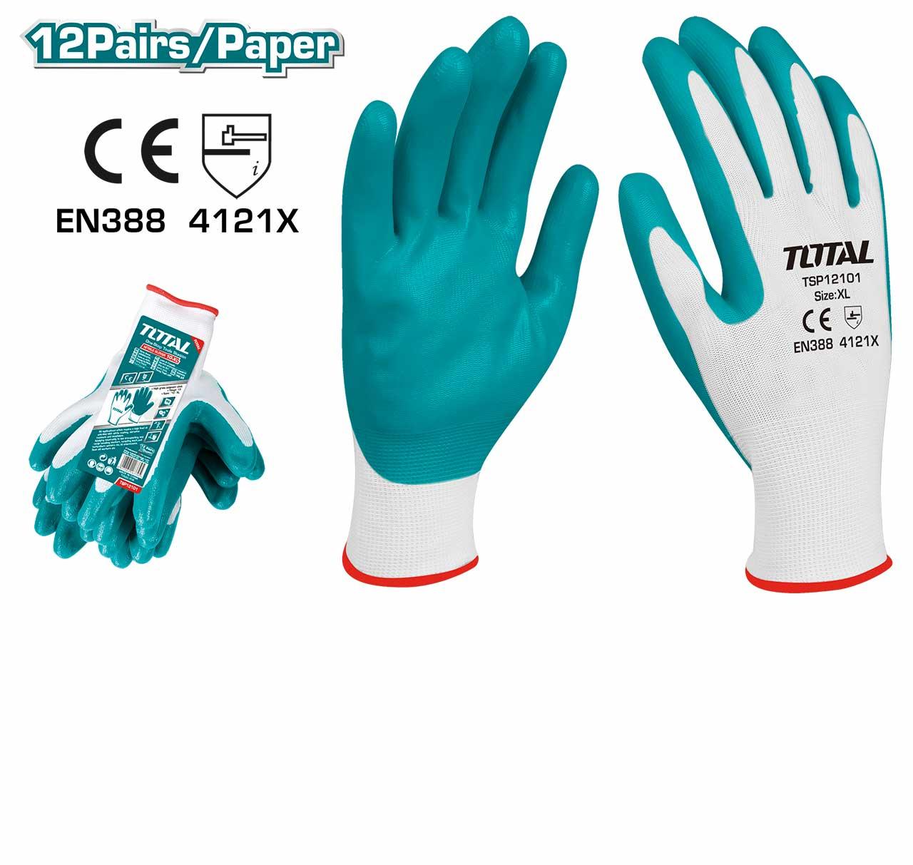 GĂNG TAY BẢO HỘ NITRI TOTAL TSP12101 - HÀNG CHÍNH HÃNG