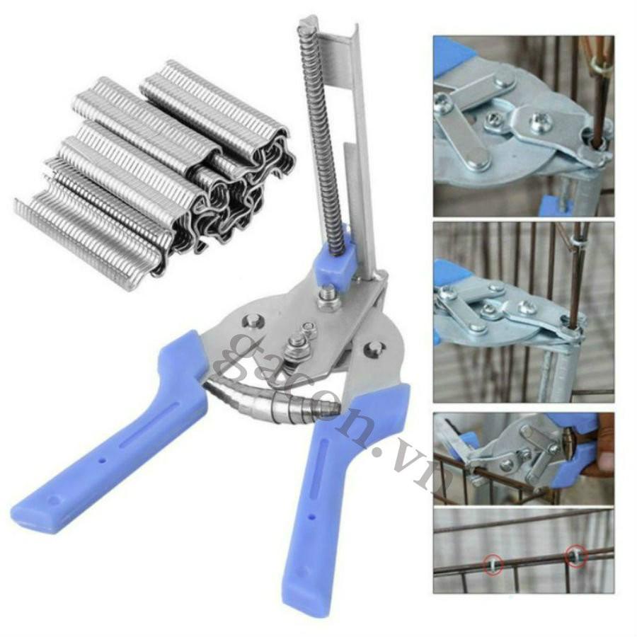 COMBO 1 KÌM BĂNG VÀ 8 HỘP GHIM RÁP LỒNG BỒ CÂU LỒNG GÀ LỒNG THỎ LỒNG CHIM - LỒNG GÀ - 916