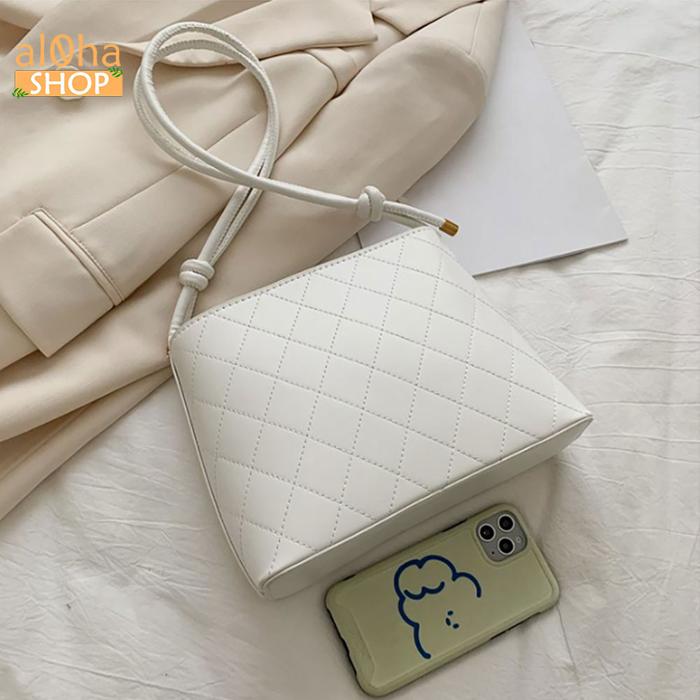 Túi xách đeo chéo, đeo vai da nữ T0191 vân chỉ chống thấm nước, bền bỉ - al0ha Shop