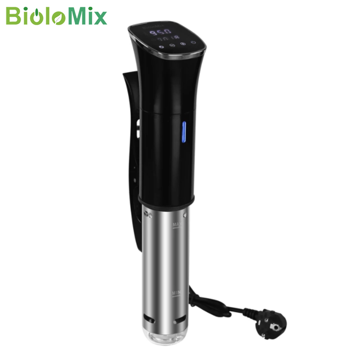 Máy nấu chậm Sous Vide cầm tay thương hiệu cao cấp Biolomix SV-8002 với Công nghệ làm nón tuần hoàn 3D - HÀNG NHẬP KHẨU