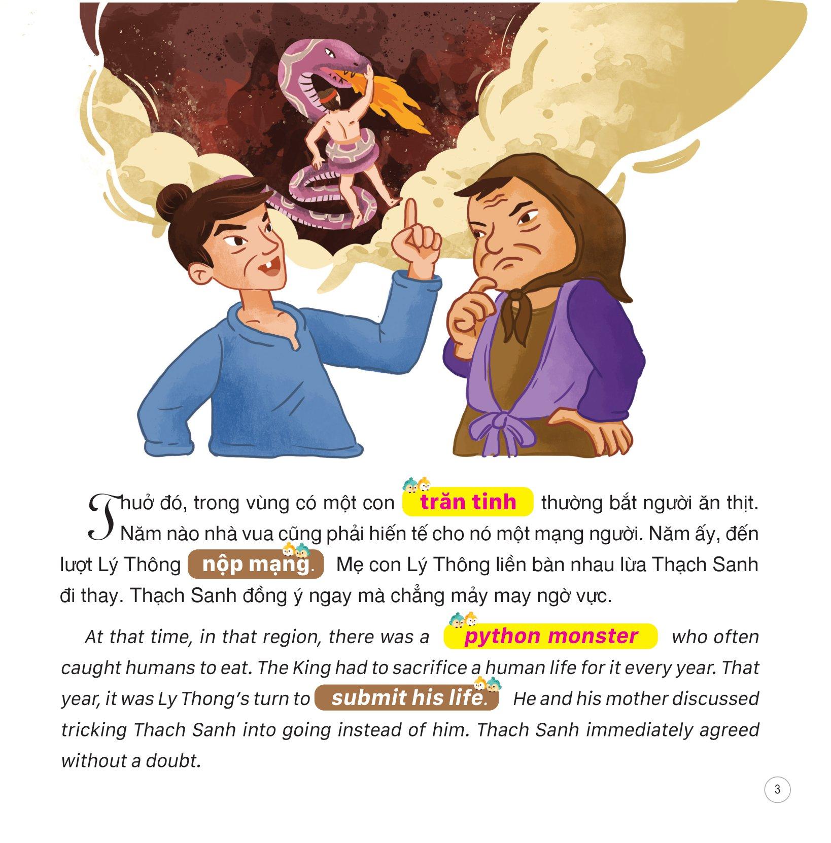 Truyện Cổ Tích Việt Nam (Song Ngữ Việt-Anh) - Thạch Sanh