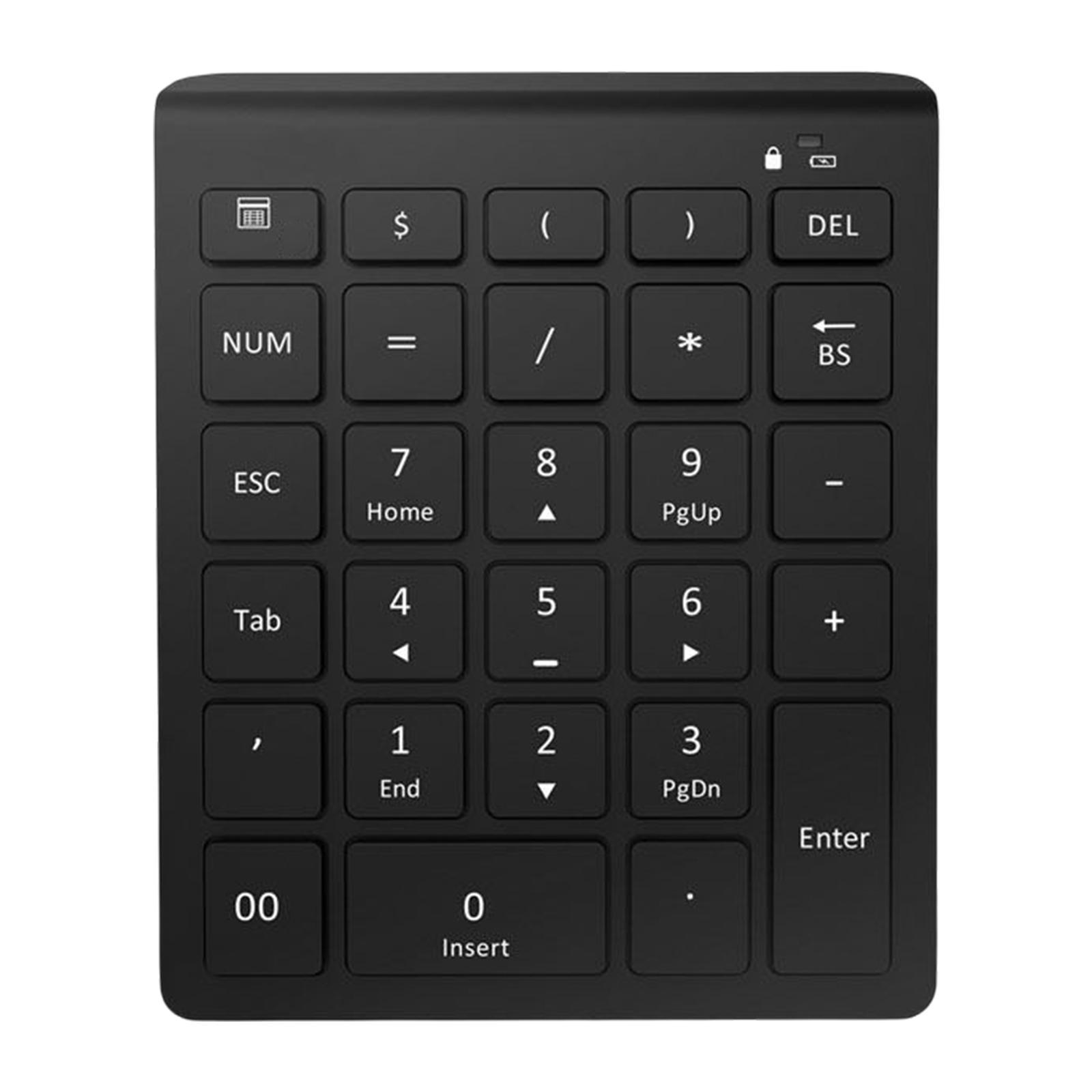 Number pad laptop numeric keypad 28 Keys Black