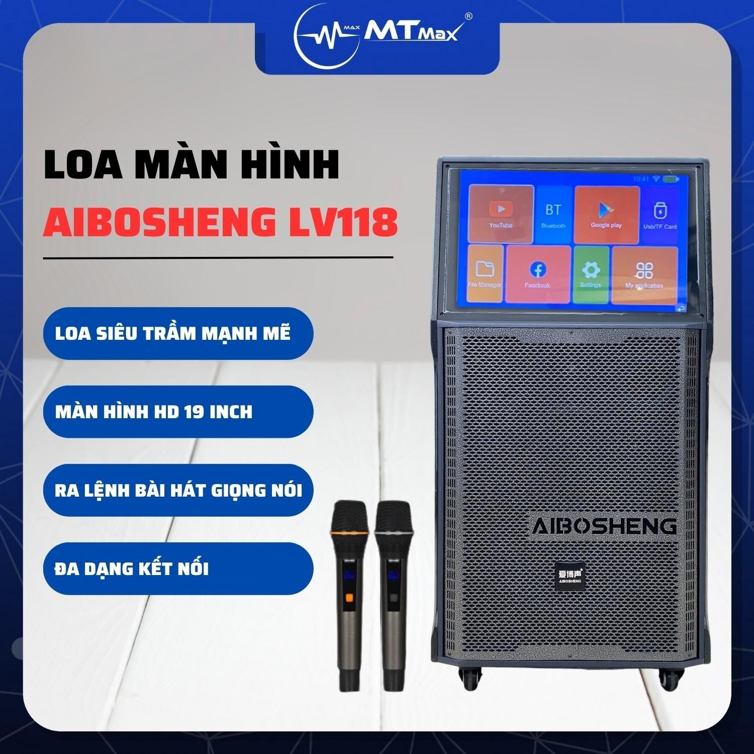 Loa màn hình AIBOSHENG LV118 – Bass40 Cao Cấp, Công Suất Đầu Ra 500w Cho Âm Trầm Sâu Và Nâng Cao Hiệu Ứng Âm Thanh