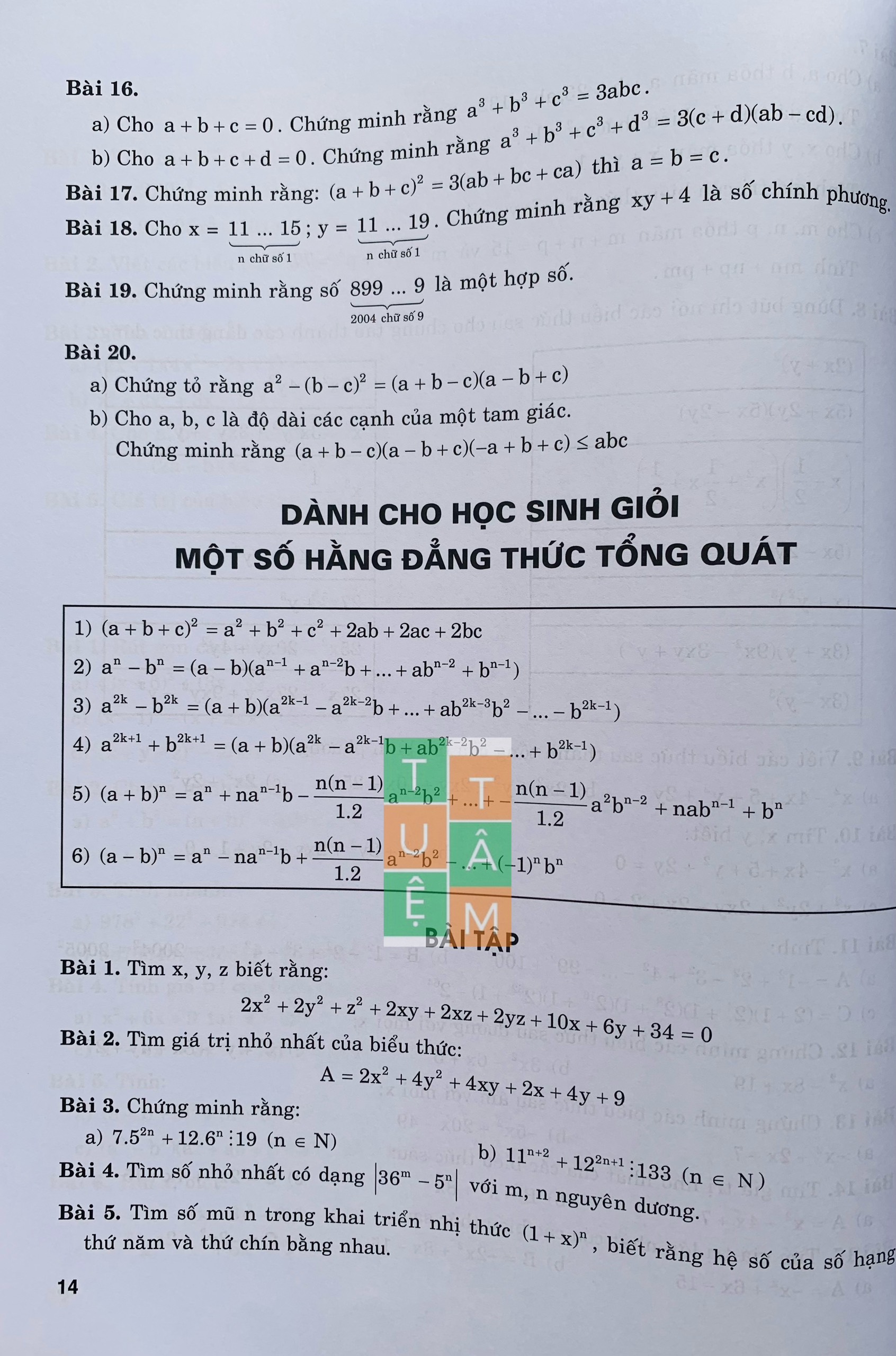 Sách - 500 bài tập cơ bản và nâng cao Toán 8