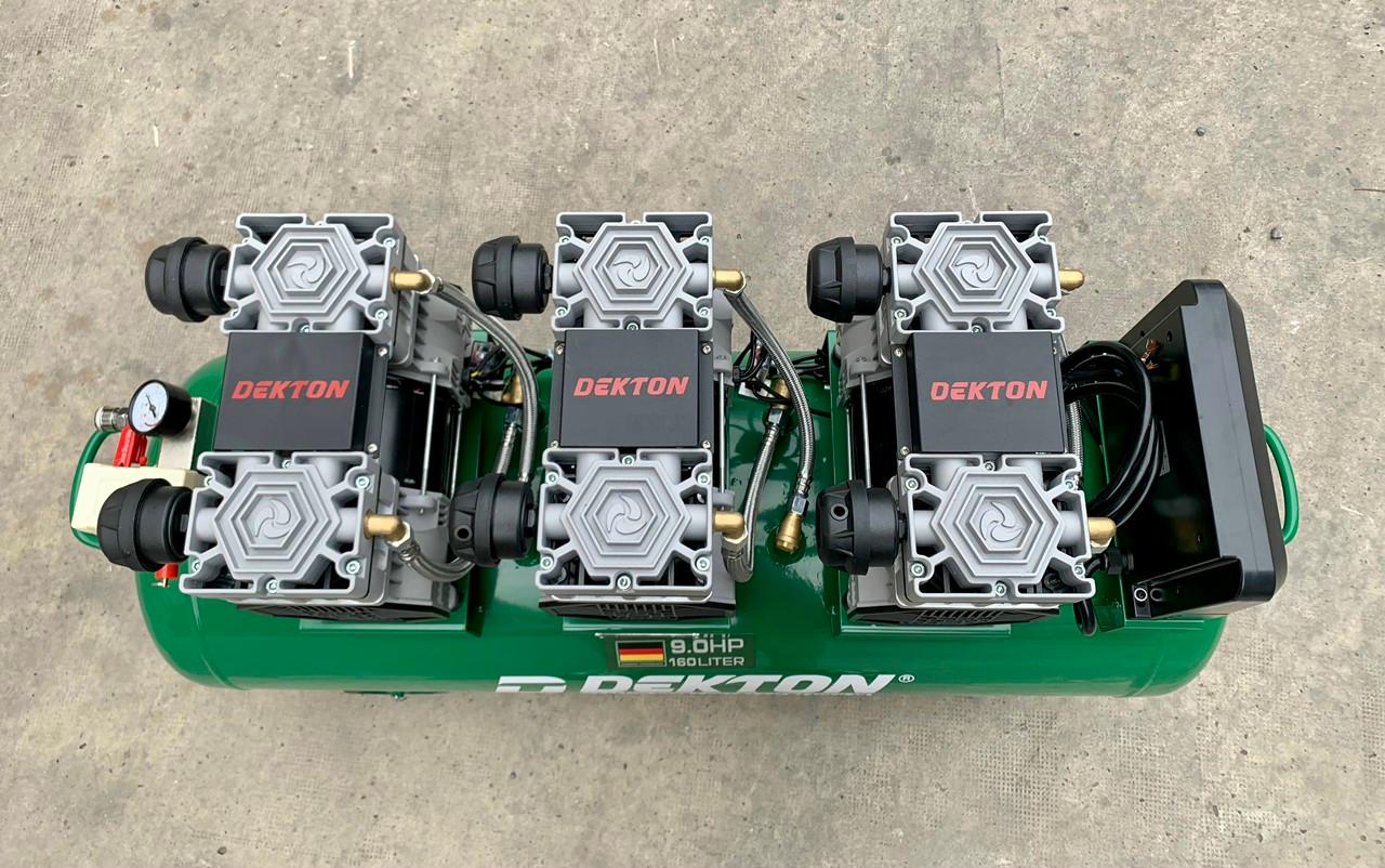 MÁY NÉN KHÍ KHÔNG DẦU 6750W 160L DEKTON DK-AC89-160 - HÀNG CHÍNH HÃNG