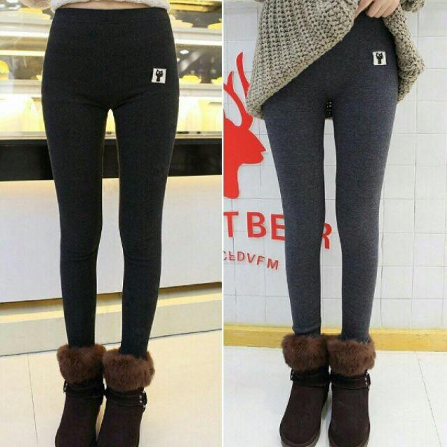 Quần legging lót nhung tag mèo