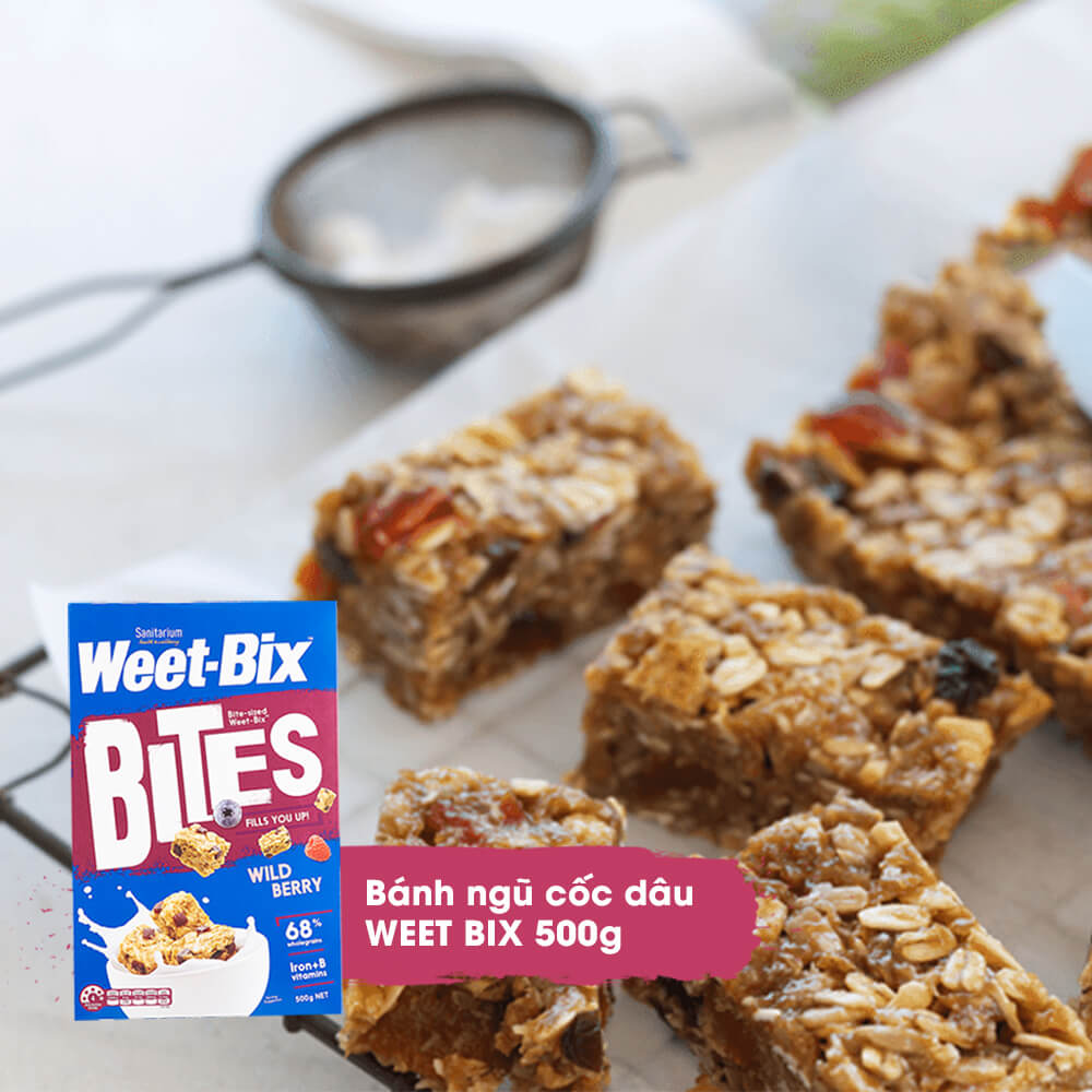 Bánh ngũ cốc dâu WEET - BIX 500g