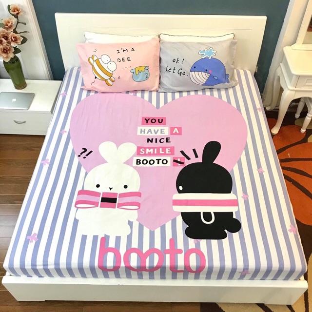 Ga gối cotton 3 món hình siêu ngộ nghĩnh