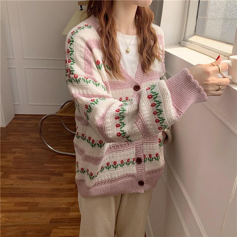 Áo khoác Sweater dệt kim