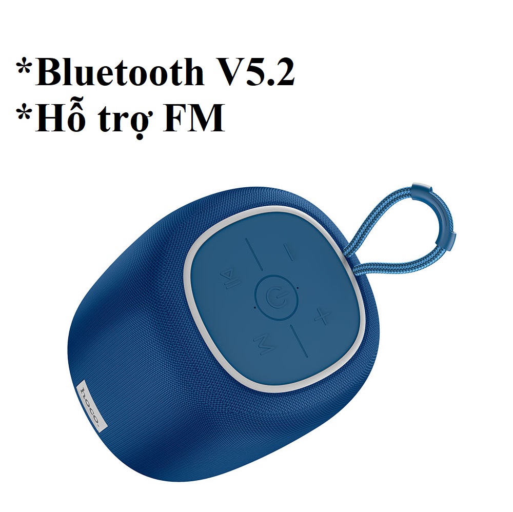 Loa không dây bluetooth V5.2 hỗ trợ TWS cho điện thoại laptop hoco HC14 _ Hàng chính hãng