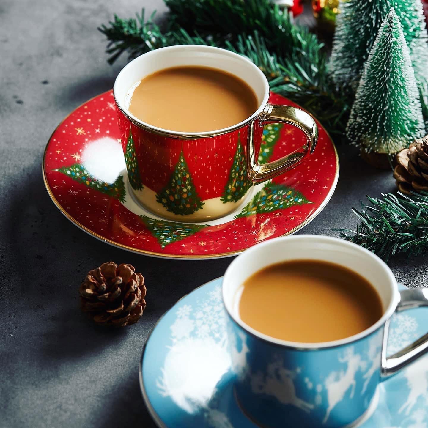 Bộ Tách Tea &amp; Coffee LIMITED Christmas Collection (Tặng Kèm Thìa Coffee)