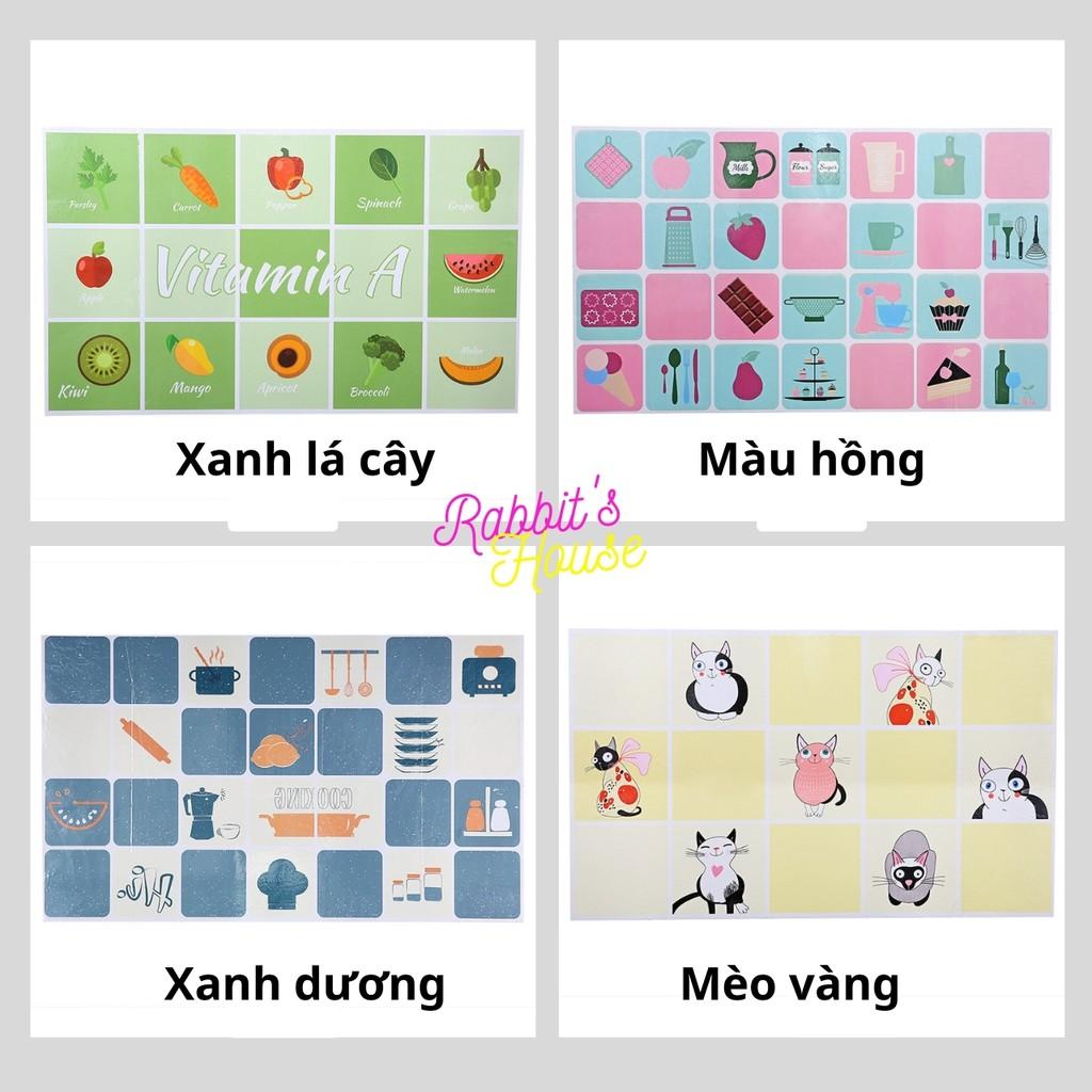 Giấy dán tường bếp, decal dán bếp, miếng dán bếp, giấy dán bếp chống dầu mỡ, chịu nhiệt cao