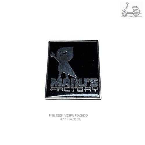 Logo dành cho xe Vespa nhôm CNC Loại Cao Cấp