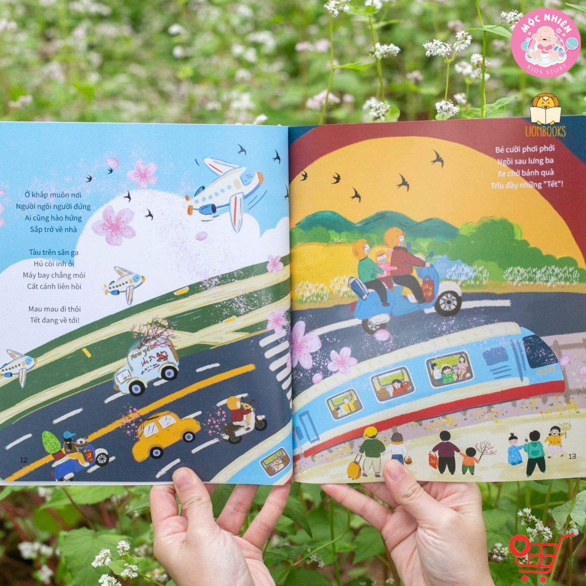 Sách Tết 2024 - Tết Trong Tim Mình - Xin Chào Tết Ơi - LionBooks