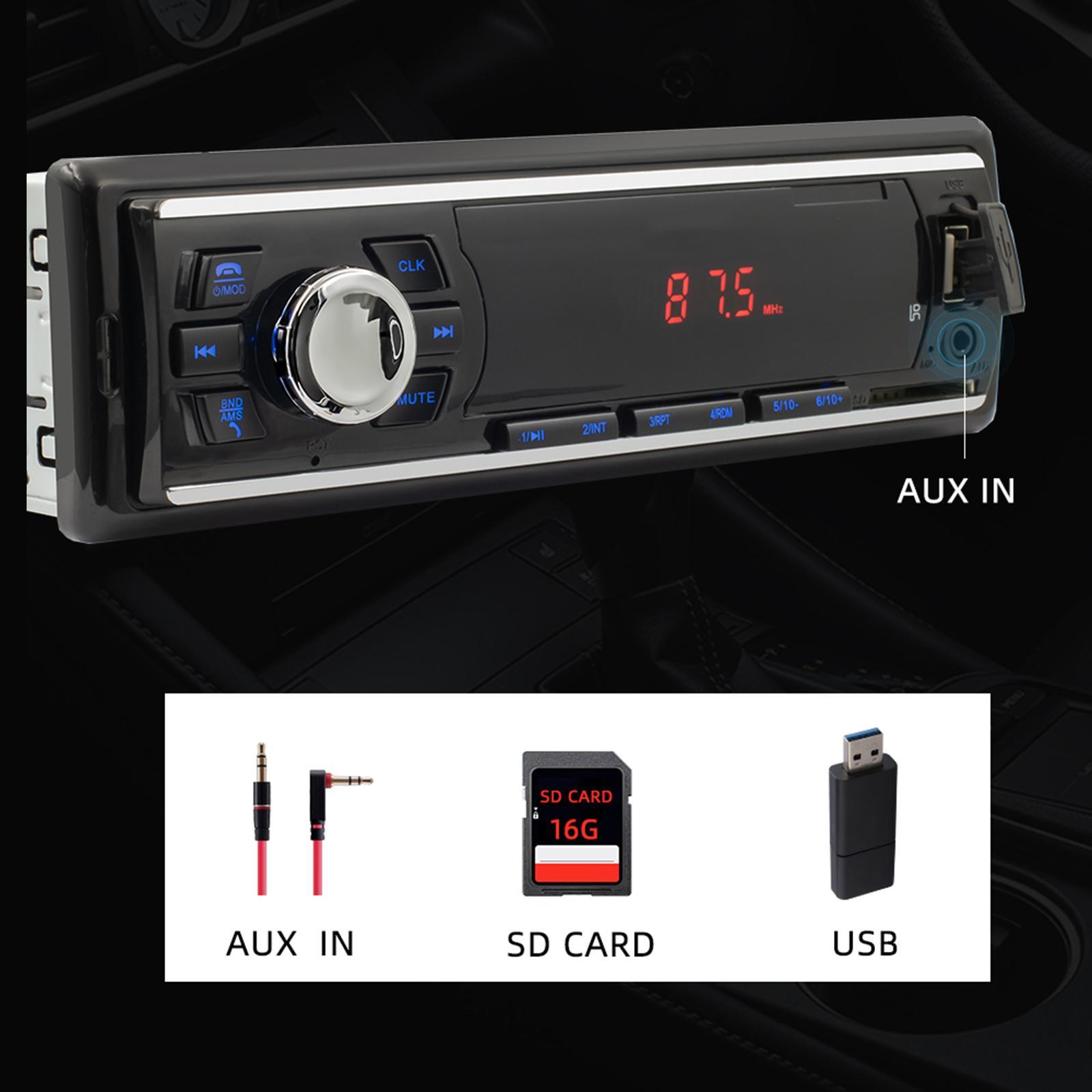 Car MP3 Player Multimedia High Performance Bluetooth Stereo Receiver