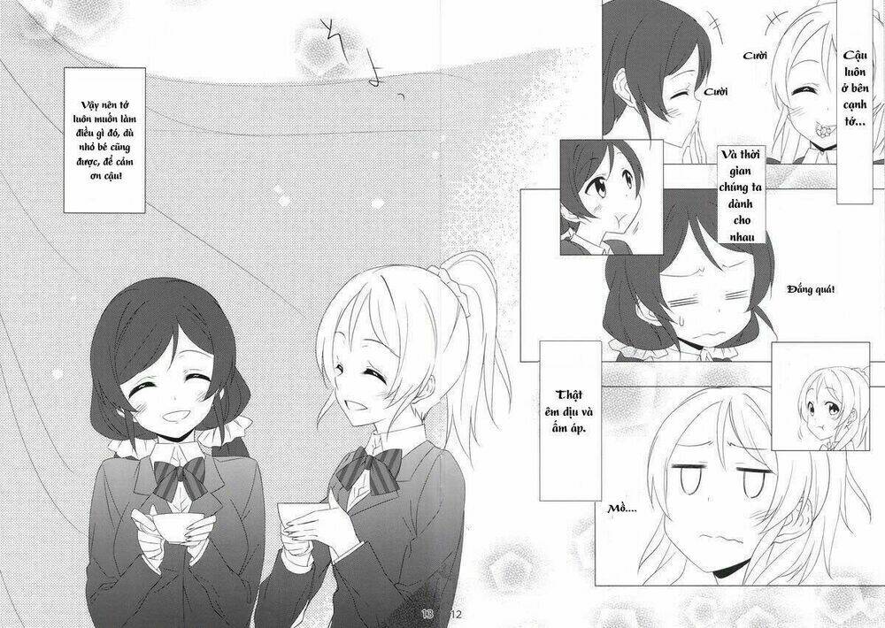 love live - chisa na shiawase wo yuki no youni takusan anata ni furi sosogitai kara manga summary chapter 1 12