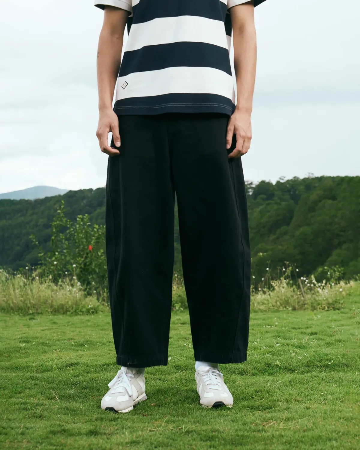 Quần dài denim nam silicone patch.Cocoon - ROUTINE 10F25DPA045