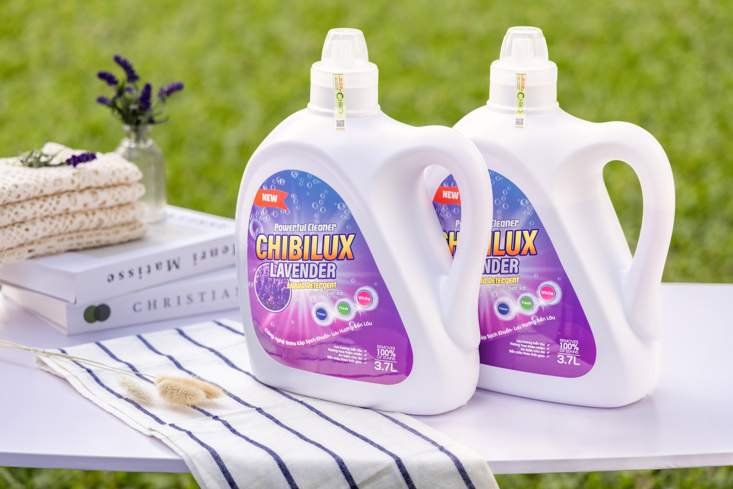 Nước Giặt Xả CHIBILUX Chai Lớn 3,7l Hương Lavender