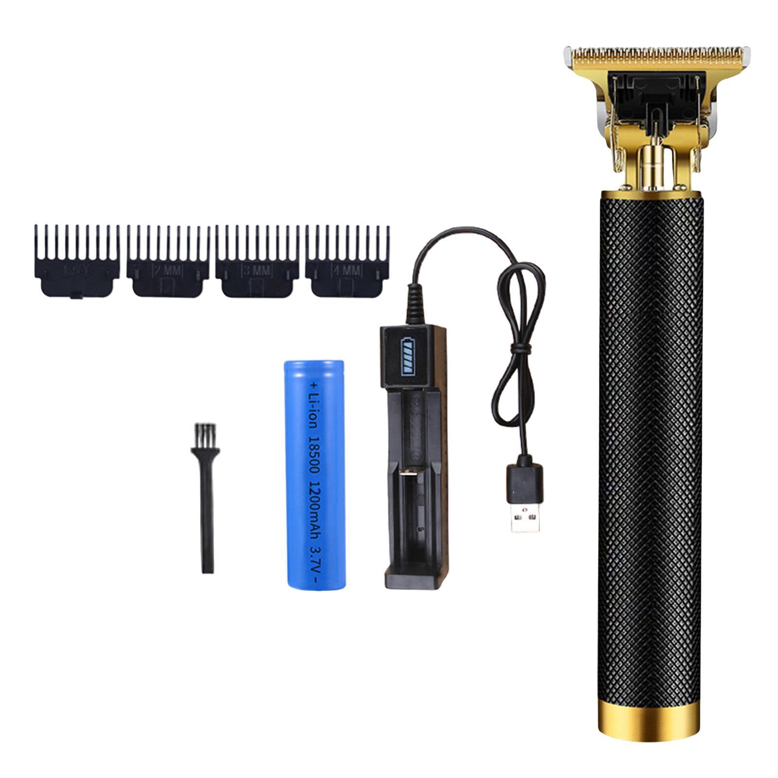 Retro Men Hair Clippers Trimmers Kit, Rechargeable ,Professional Barber Razor ,Low Noise Strong Power Shaver for Hair Styling, Barber Children