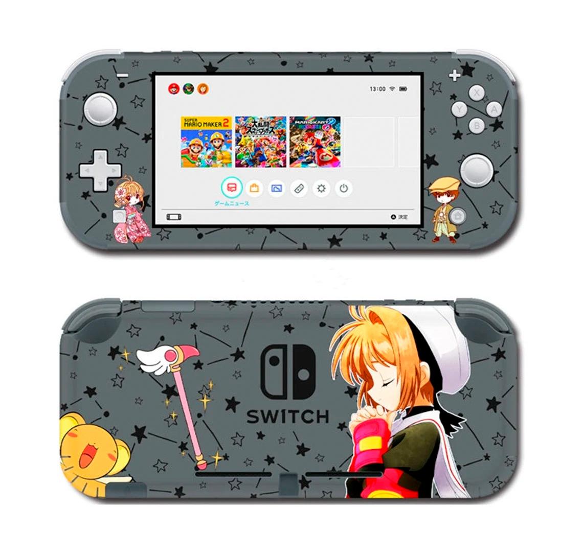 Skin decal dán Nintendo Switch Lite mẫu Cardcaptor Kinomoto Sakura Gray (dễ dán, đã cắt sẵn)