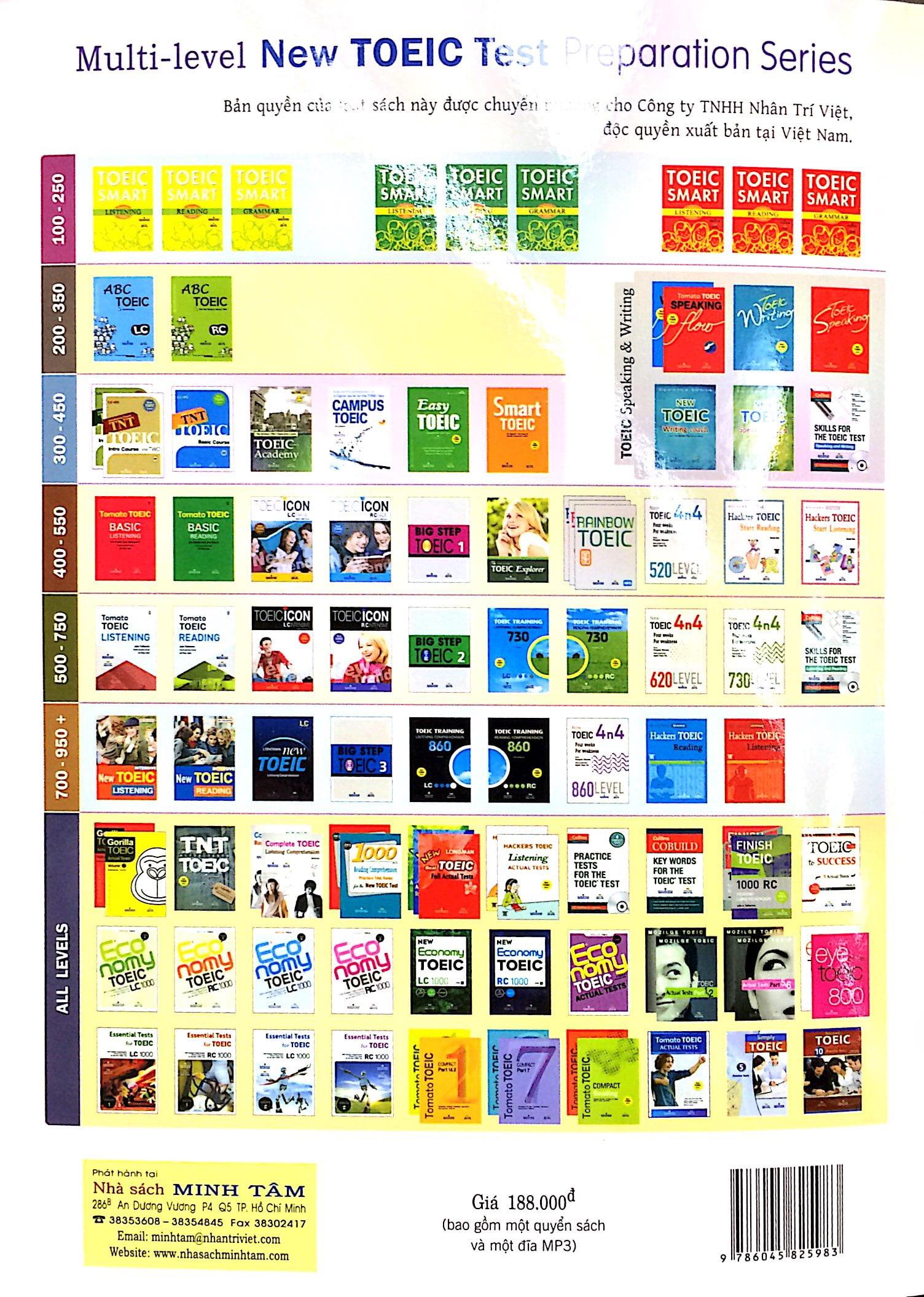 Longman New Real TOEIC (Kèm CD) - Actual Test For Listening Comprehension