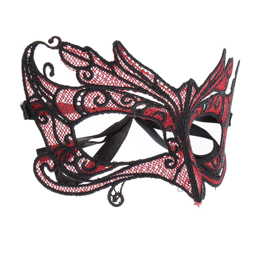 Mask Lace Face Masquerade Eye Women's Party Costume Ball Prom Halloween