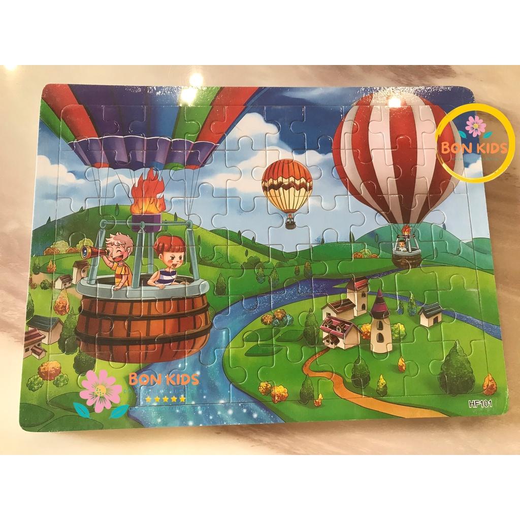 COMBO 5 Tranh xếp hình 60 miếng puzzle - Đồ chơi giáo dục thông minh trẻ em