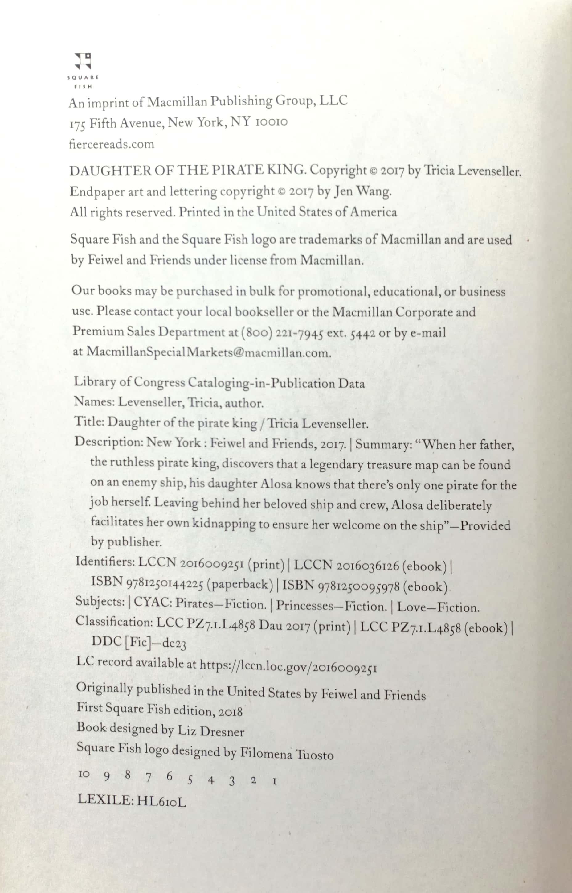 Sách ngoại văn: Daughter of the Pirate King